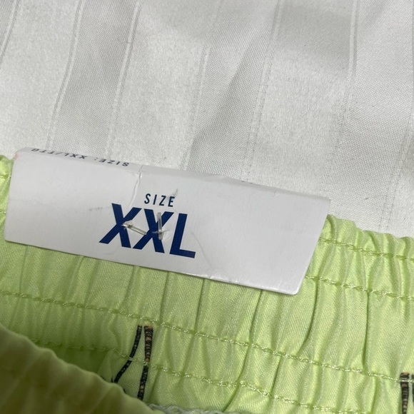 Trunks Surf & Swim Co Sano Swim Shorts Men's Size XXL Chambray Palms Green - Picture 3 of 14